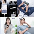 Miniatyrbild 3 av 5: 3-pack adapter USB-C till 3,5 mm (Samsung S20 S21 S22) Hörlursadapter Vit