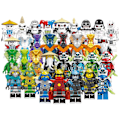Miniatyrbillede 1 af 5: Sæt med 32 Wu Master Minifigurer Byggeklodser Legetøj