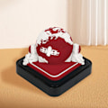 Miniatyrbillede 2 af 3: 2024 Kalender Memoblok Med Lys Interessant Formet 3d Kalender Notesblok Til Familie Ven Nabo Gave Earth Red