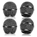 Miniatyrbillede 1 af 5: 4 stk. Mikrofongitter Udskiftning, Mesh Mikrofongitterhoved til SM58 Trådløs Mikrofon & Kablede Mikrofoner