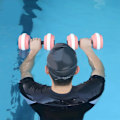 Miniatyrbillede 4 af 6: Pool-Flydere, Vandvægte til Pool, Vandtræningsudstyr til Pool, Skumstangsstænger, Vand-Aerobic Udstyr purple