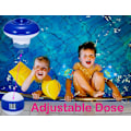 Miniatyrbillede 4 af 6: Flydende Dispenser Klortabletter Whirlpool Swimmingpool Spa, Flydende Pool Klor, Klortablet Holder (5 Tommer)