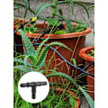 Miniatyrbild 4 av 7: 100 st T-kopplingar Bevattningssystem 1/4 tum Piggkoppling Droppbevattning T-rör - PVC Sprinkler Automatisk Bevattning Vattensystem Verktygssats