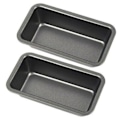 Miniatyrbilde 1 av 5: 2 stk. Brødformer for Baking Non-stick Karbonstål Brødform Brett Toastform Kakeform Loaf Bakverk Toast Bo