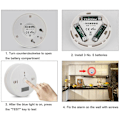 Miniatyrbilde 5 av 5: Alarm, CO-monitor med LED-skjerm, Kullosmonitor, LCD for butikker, kjøpesentre og kontorer