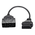 Miniatyrbillede 1 af 5: 22-polet OBD1 til 16-polet OBD2 Konverter Adapterkabel til Toyota Diagnostisk Scanner