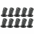 Miniatyrbillede 1 af 5: Mini LED 1W Loftslampe med Driver 10 stk (Sort, Varm Hvid)