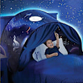 Miniatyrbillede 2 af 4: Fancy Dream Tents Børne Unicorn Space Foldbart Telt Indendørs Seng Hus Telt Space
