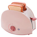 Miniatyrbilde 3 av 3: 1 Sett Simulering Toaster Lekesett Småbarn Falsk Brødbaker Leke Trygg Elektrisk Liten Toaster Leketøy Banmo