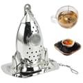 Tekula, Tesil i rostfritt stål, Tesil med nät, Teinfuser med kedja/droppbricka