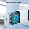 Miniatyrbillede 3 af 6: 2 stk 20W hurtig iPhone-oplader med 2 stk 2m USB-kabel 2 st 20W