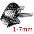 Miniatyrbild 2 av 5: 4X Nya 1-7mm Hårklipparkammar för HC9450 HC9490 HC9452 HC7460 HC7462 Högkvalitativ Hårtrimmer Rep