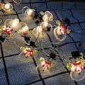 Miniatyrbilde 1 av 2: Juletrær LED snømann lysstreng festpynt A 2M A