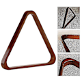 Miniatyrbillede 4 af 4: Billard Trekant Rack 2-1/4 Pool Kugler 8-ball Trekant Rack 57.2mm Træ Holdbar Pool Tripod Snooker Billard Kugler Tilbehør