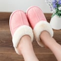 Miniatyrbilde 2 av 4: Damesko i myk memory foam, herresko i semsket skinn med sklisikker såle for innendørs og utendørs bruk 38-39