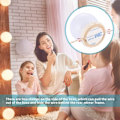 Miniatyrbillede 3 af 3: Spejlslys, 10 Hollywood Pærer Dæmpbar LED Lyskit Lampe - USB Makeup Lampe 3 Farver 10 Lysstyrke Niveauer [Opdateret Version]