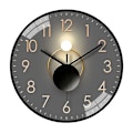 Miniatyrbild 1 av 5: 8 Tums Modern Väggklocka Tyst Non-Ticking Batteridriven Väggmonterad Klocka Vardagsrum Sovrum Kök Kontor Klassrum Dekoration as the picture D