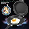 Miniatyrbillede 4 af 5: Dobbeltsidet Stegepande Non-stick Keramisk Vendbar Stegepande Pandekage Maker Husholdning Køkken