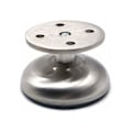 Pikkukuva 3 / 5: 4 kpl säädettävät huonekalujalat 3,8 cm pitkät, erittäin paksu, valmistettu ruostumattomasta teräksestä, raskaskalustoiset jalat kylpyhuonekalusteille