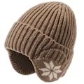 Miniatyrbillede 1 af 9: Vinter Blød Plys Strikket Hue Mænd Kvinder Vindtæt Sport Øreklapper Hue Solid Mode Hue Hatte Khaki