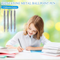 Miniatyrbillede 5 af 5: 8 stk. Søde Pen Bling Diamant Jule Rhinestones Gave Metal Kuglepen Fancy Glitrende Krystal B