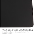 Miniatyrbillede 6 af 7: Gaming Mouse Mat Desk Office Mouse Pad Stor Størrelse Behagelig Mousepad med Glat Kludoverflade, Forbedret Præcision og Hastighed 80x40 Black