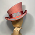 Miniatyrbillede 3 af 5: Asymmetrisk Tophat i Uld - Dame, Herre, Unisex - Steam Punk Hat - Tophat med Modebånd - Dekorativ Hat til Mænd - yu RD2 One Size