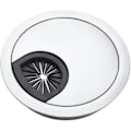 Miniatyrbillede 2 af 5: Skrivebords Kabelhul Dæksel Computer Tidy Grommet Bord Kabel Udløb Port Overflade Linje Box Bord Kabel Hardware, 4stk Bright 50mm
