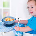 Miniatyrbild 5 av 7: 3Set/6PCS Baby Gaffel och Sked, Småbarnsbestick i Rostfritt Stål Gafflar Skedar Silverware Set med Rund Handtag Barn Barnbestick Bestick x Gafflar