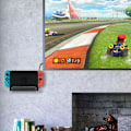 Miniatyrbild 2 av 5: Flytande Väggmonterad Hylla Akrylhållare för Nintendo Switch Docka Multicolor, Transparent Style B