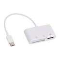 Pikkukuva 4 / 11: USB C 3-in-1 Hub -muunnin Type C -sovitin SD-kortinlukija Macille Micro