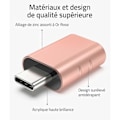 Miniatyrbild 3 av 5: USB C till USB Adapter, 2-pack, USB C Hane till USB3 Hona, Kompatibel med MacBook Pro/Air 2021 iMac iPad Mini 6/Pro, Rosa