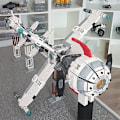 Miniatyrbillede 5 af 5: Moc Kaptajn Futured Comet Rumskib Byggeklodser Sæt Anime Højteknologisk Slagskib Mursten Model Samle Legetøj Børnegaver 261PCS