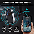 Miniatyrbillede 3 af 5: Bluetooth 5.0 modtager med støjreduktion og 16 timers batterilevetid