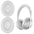 Ersättningsöronkuddar i proteinläder för Bose 700 Nc700 Bluetooth-hörlurar, 1 par White