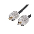 Pikkukuva 3 / 5: Rf Koaksiaalikaapeli Uhf Uros - Uros Liitin Uhf Pl259 Uros - Uhf Uros Pl259 Rg58 Pigtail Kaapeli 50c