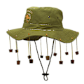 Pikkukuva 1 / 5: Unisex Aikuisten Australian Kengurun Aussie Outback Hat Korkkien kanssa Fancy Dress Accessory SIZE 59