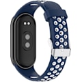 Pikkukuva 2 / 7: Älykellohihna Xiaomi Mi Band 8:lle yhteensopiva, silikoninen ranneke, vaihtohihna rannekkeelle, rannekkeen lenkki lisävarusteet blue white