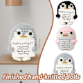 Miniatyrbild 1 av 5: 1/2 st Penguin-docka Modig Handgjord Stickad Examen / Minnen Black