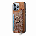 Pikkukuva 2 / 5: B5 iPhone 16 Pro Max -kotelo 2-in-1 Magneettinen Irrotettava Korttipidike Nahka+TPU Puhelin Kotelo - Ruskea Brown