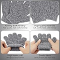 Miniatyrbild 3 av 7: 3-pack Vintermössa, Halsduk och Vantar för Barn 2-8 år - Pojkar och Flickor. Vintertillbehör Set, Tjock Stickad Varm Fleecefodrad Termisk Set Grey
