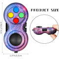 Miniatyrbild 2 av 6: 2 st Fidget Controller Pad, Portabel Stressreducerande Spelkonsol Hand Fidget Pad för Att Lindra Stress och Ångest
