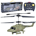 Miniatyrbillede 1 af 5: Helt Ny Fjernstyret Helikopter, 3,5 Kanaler RC Drone Helikopter med LED Lys Nat green