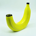 Miniatyrbild 4 av 4: Bananvas Eklektisk Unik Banan Resin Vas I Gul - Perfekt För Blomsterarrangemang Och Heminredning