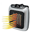 Miniatyrbilde 1 av 4: 800 Watt Handy Heater Turbo, veggkontaktvarmer EU plug