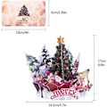 Miniatyrbild 2 av 5: 3D Julhälsningskort, 3D Pop Up Julhälsningskort Jul