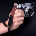 Miniatyrbild 2 av 6: Mjuk kamerahandrem, repkamerahandsrem för DSLR SLR-systemkameror Justerbar säkerhetsrem