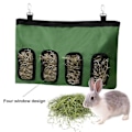Miniatyrbild 3 av 5: Höpåse för kanin och chinchilla, hängande matare, hållare, förvaringspåse, husdjurstillbehör Green