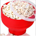 Pikkukuva 5 / 5: Silikoninen Mikroaaltouuni Popcorn-Popper - Kätevä Kollapsyva Astia Kotikeittiöön