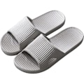 Miniatyrbillede 1 af 6: Badeslippers, slippers til kvinder badeværelse eller indendørs brug, skridsikre (grå) 9-10